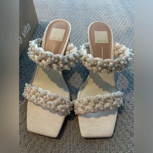 DOLCE VITA PAILY PEARL WOMENS SANDALS 8.5